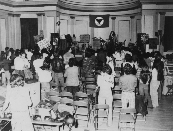 1975 - Student rally